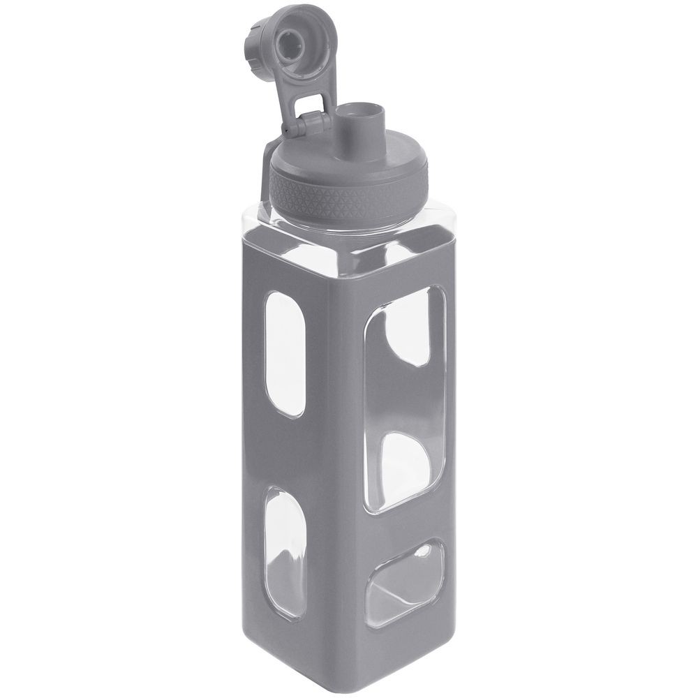 Бутылка для воды Square Fair, серая — изображение 5