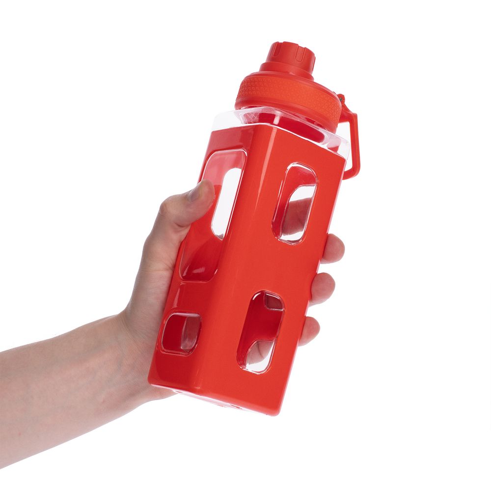 Бутылка для воды Square Fair, красная — изображение 7