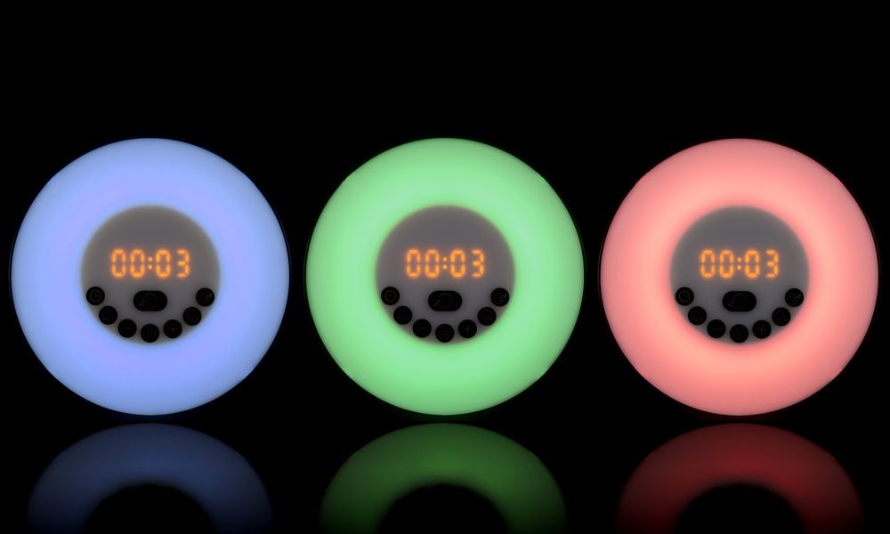 Лампа-колонка со световым будильником dreamTime, ver.2, черная — изображение 12