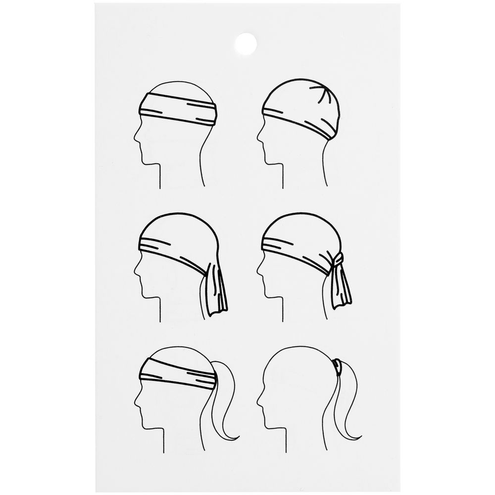 Многофункциональная бандана Dekko, бежевая — изображение 4