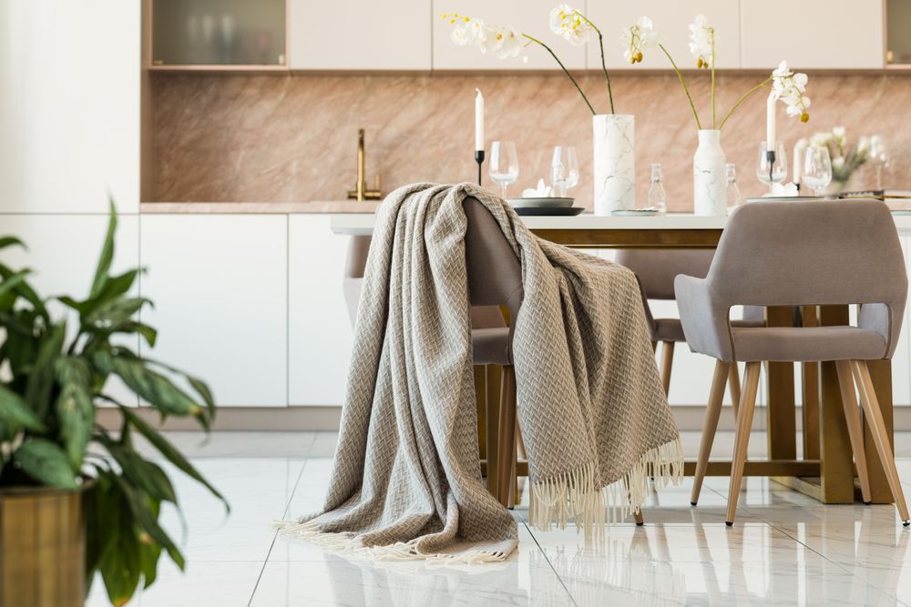 Плед «Селигер», песочный — изображение 7