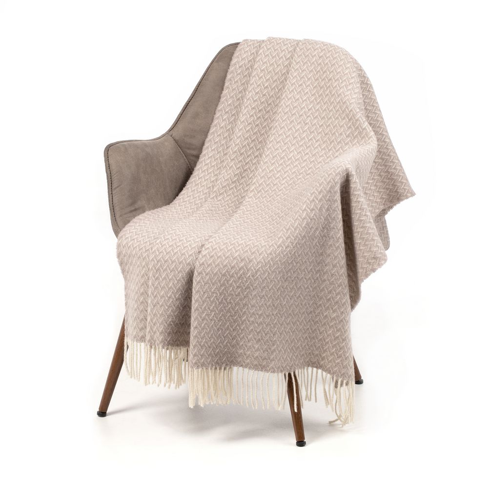 Плед «Селигер», песочный — изображение 3