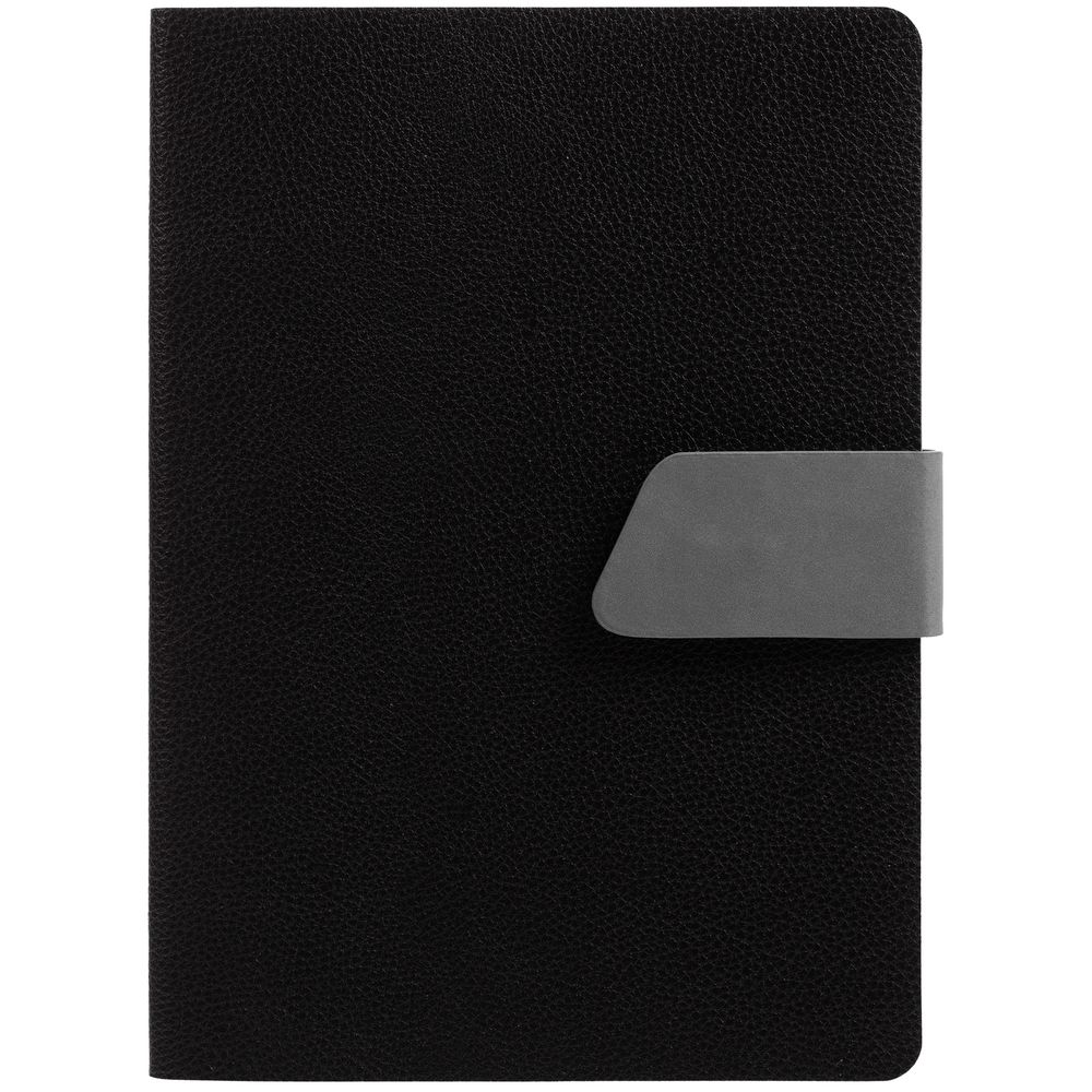 Ежедневник Boom, недатированный, черный с серым — изображение 3