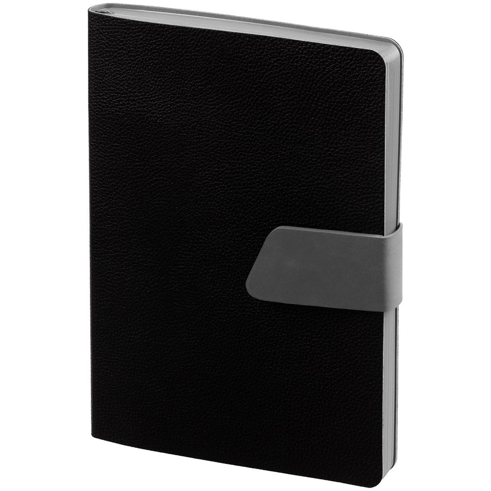 Ежедневник Boom, недатированный, черный с серым — изображение 5