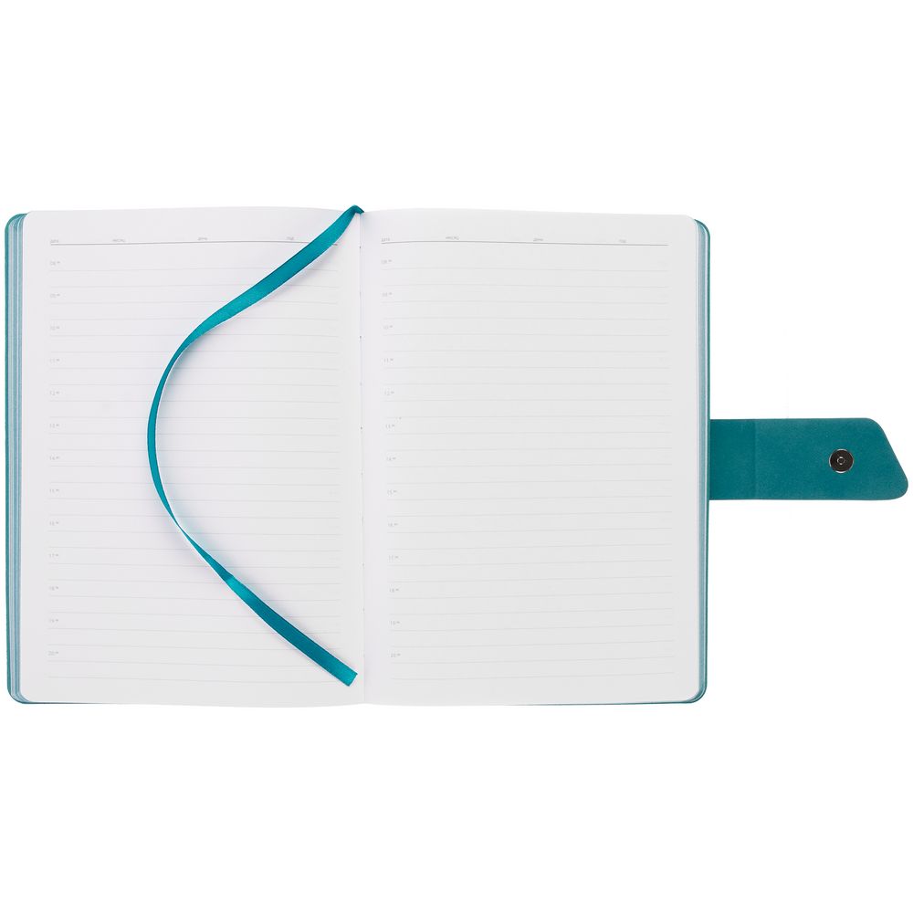 Ежедневник Boom, недатированный, черный с бирюзовым — изображение 10