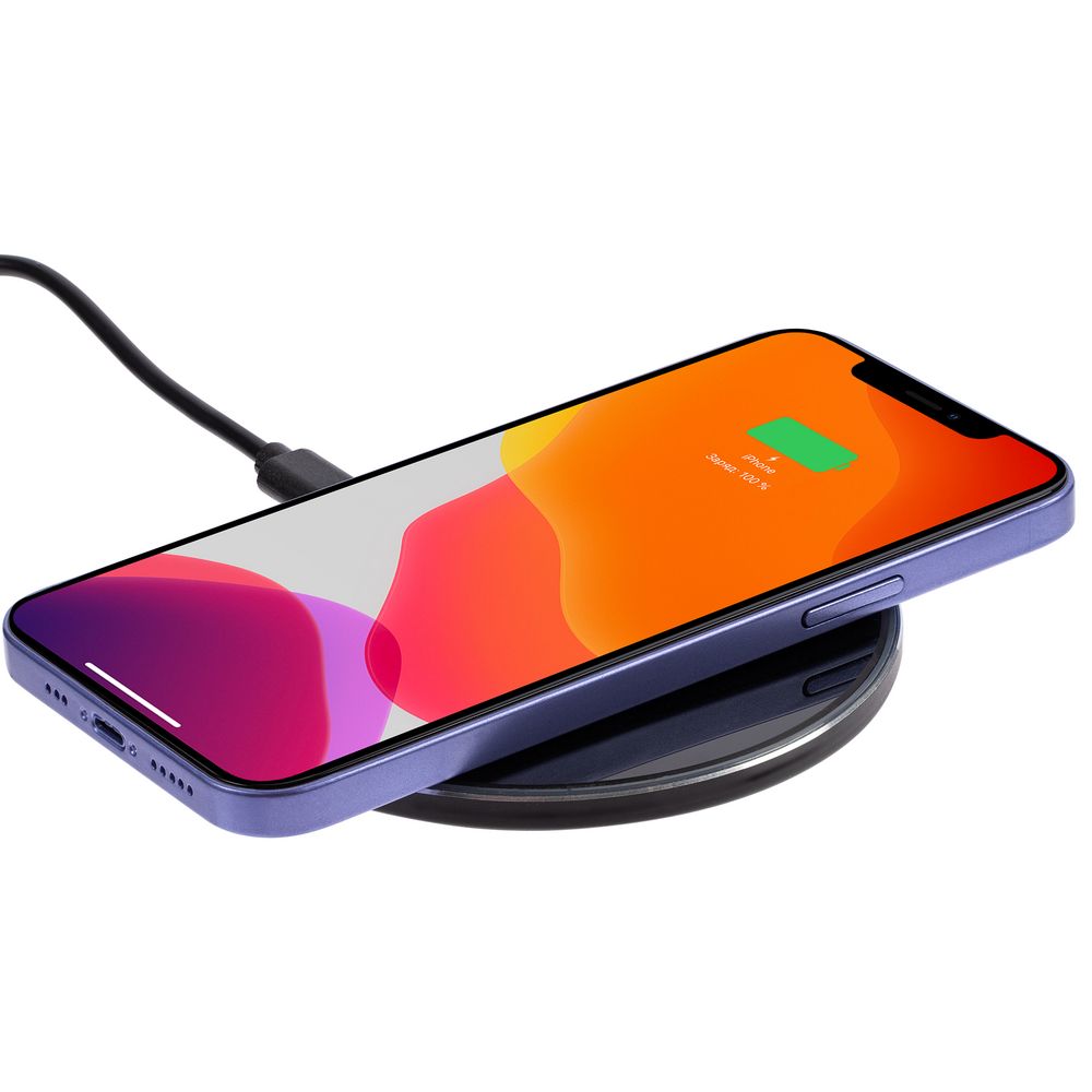 Кружка с подогревом и беспроводной зарядкой Dual Base, ver.2, черная — изображение 3