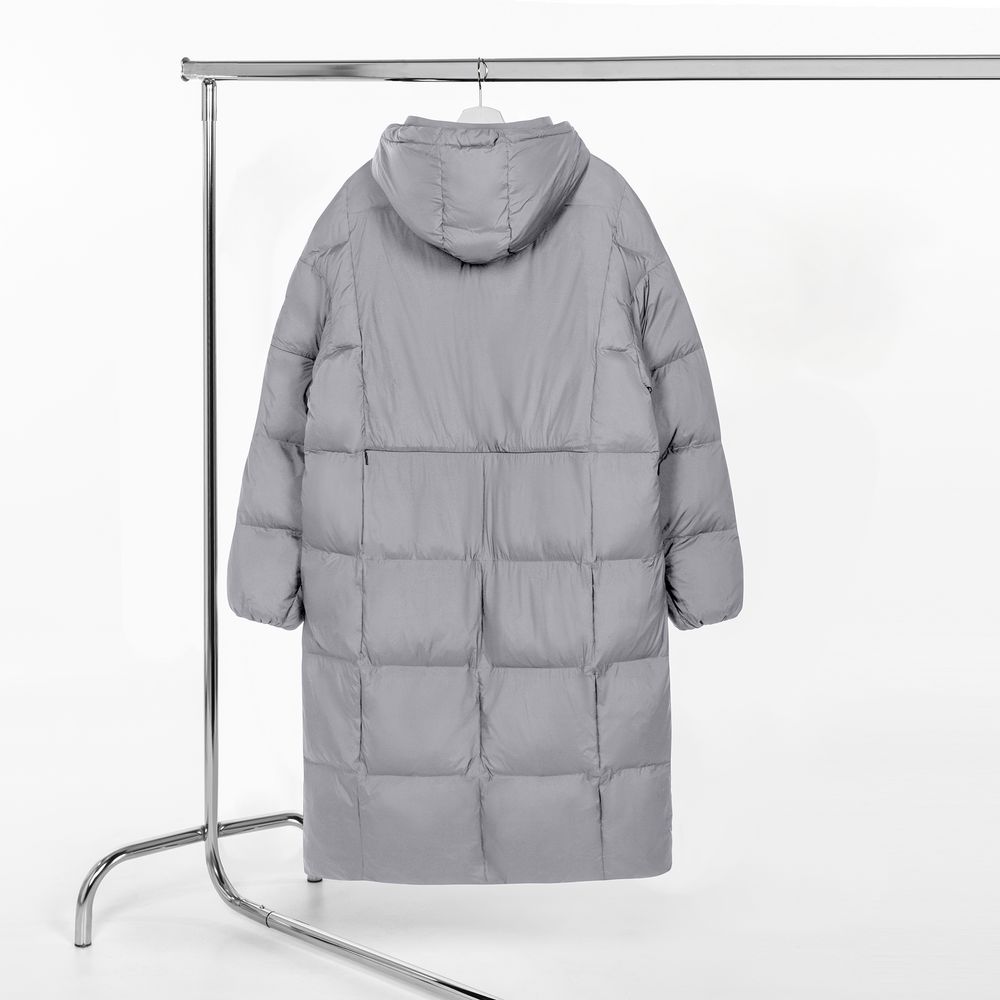 Пуховик унисекс Kapsula, серый — изображение 3