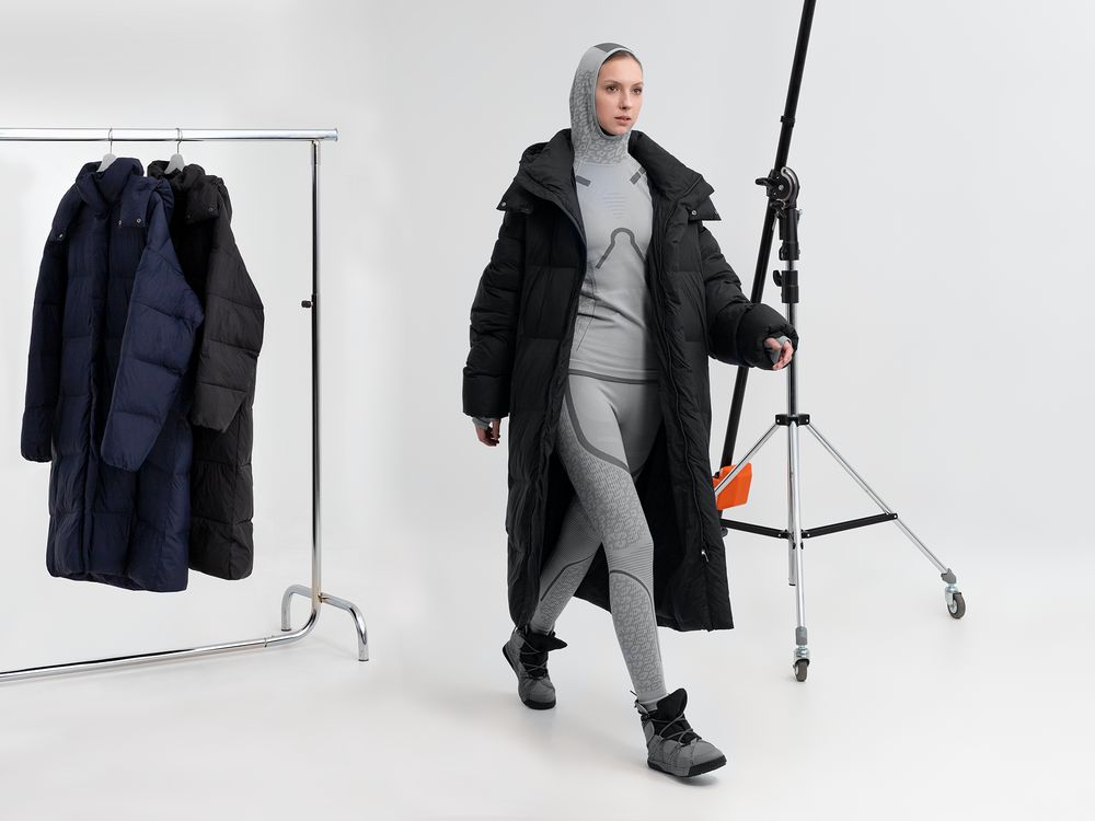 Пуховик унисекс Kapsula, серый — изображение 16