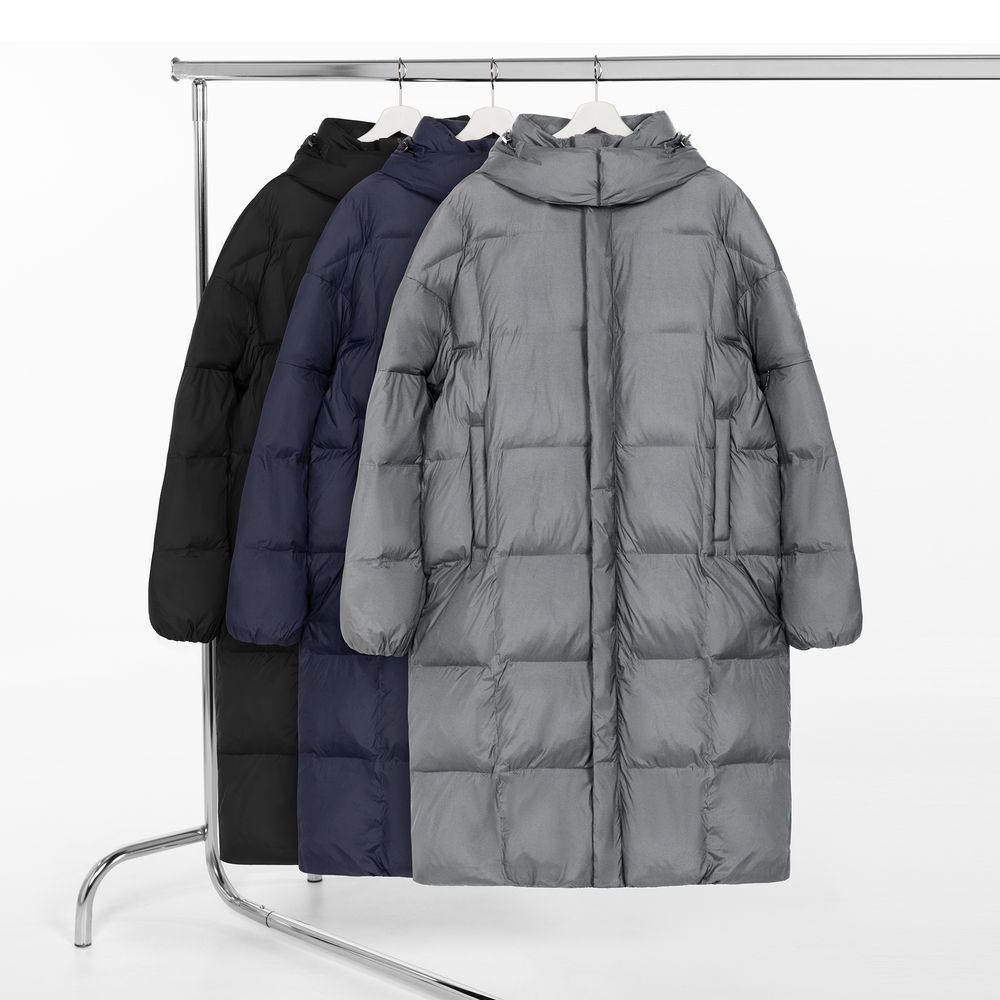 Пуховик унисекс Kapsula, черный — изображение 4