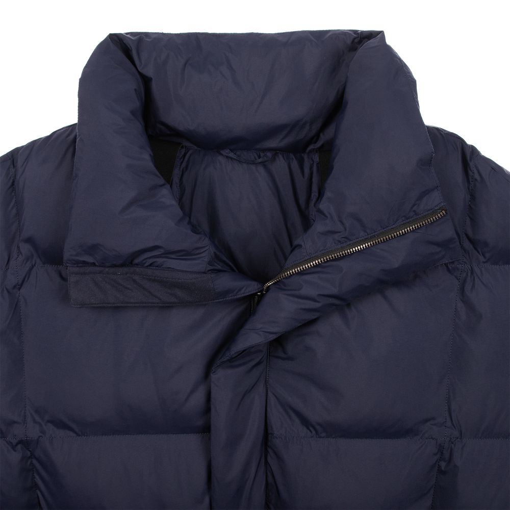 Пуховик унисекс Kapsula, темно-синий — изображение 7