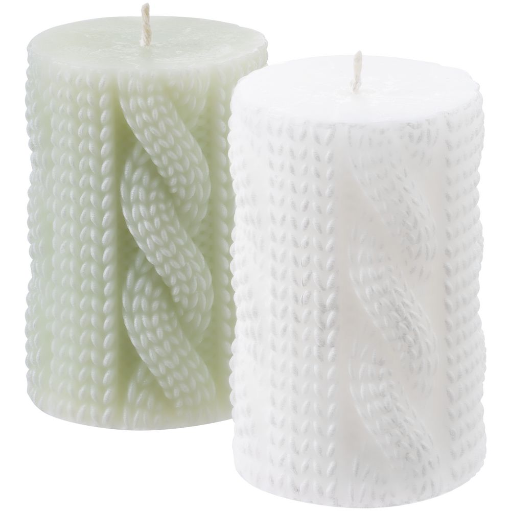 Свеча Homemate Cylinder, зеленая — изображение 4