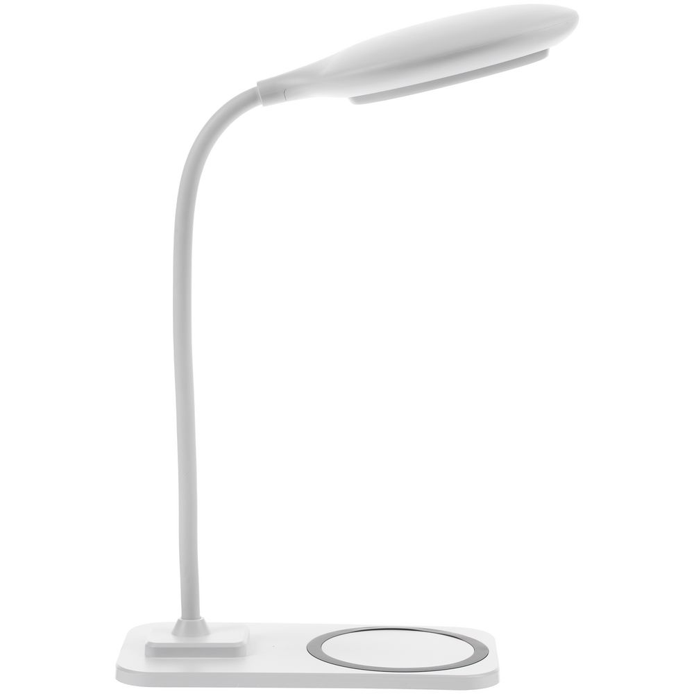 Настольная лампа с беспроводной зарядкой Modicum, белая — изображение 4