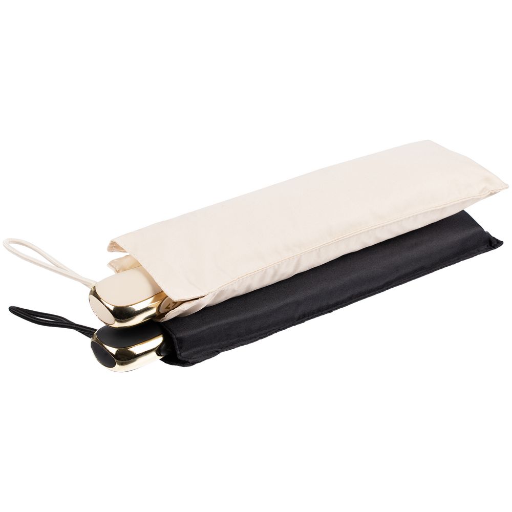 Зонт складной Nicety, черный — изображение 7