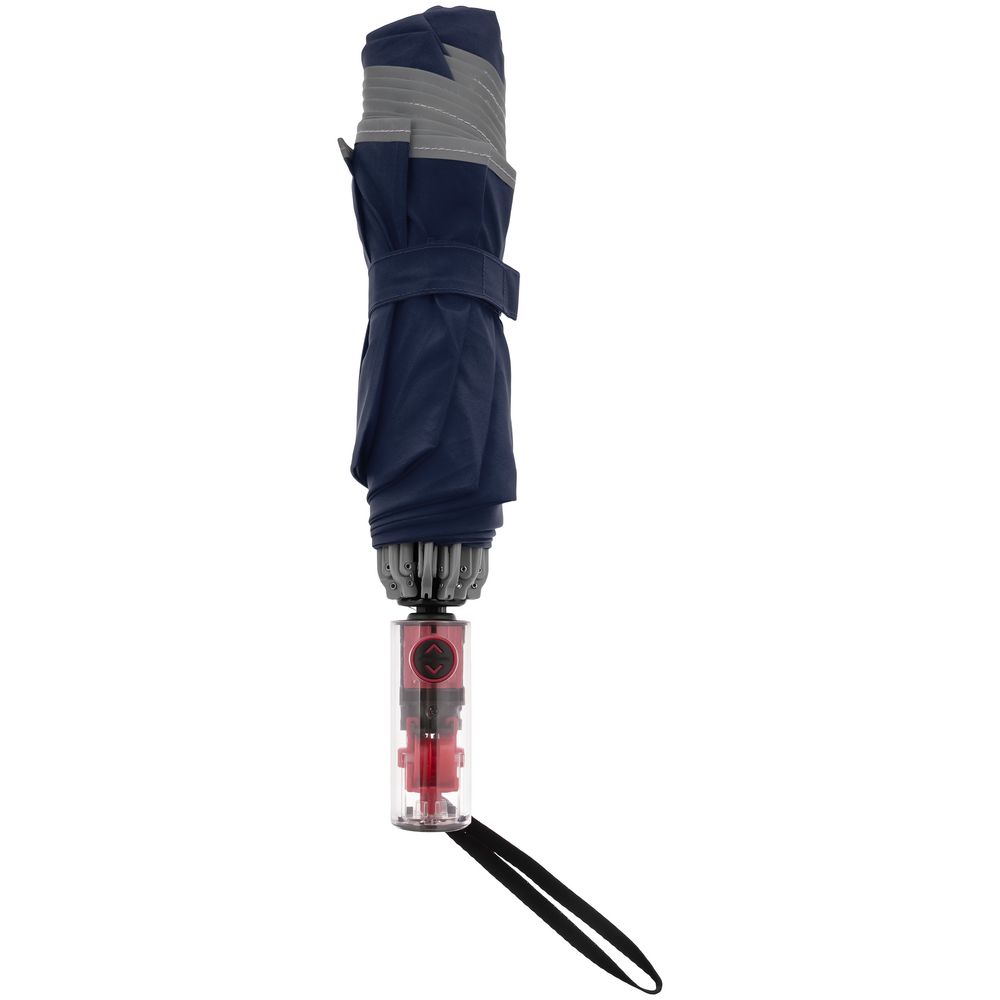 Зонт наоборот складной Futurum, темно-синий — изображение 5