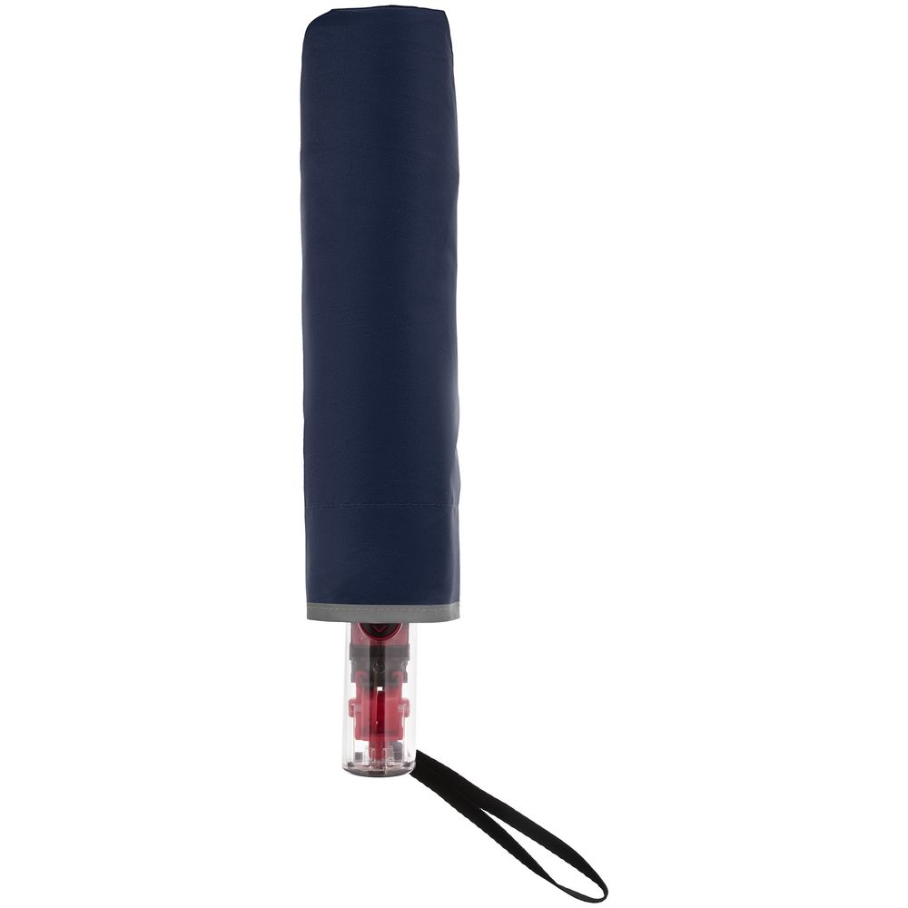 Зонт наоборот складной Futurum, темно-синий — изображение 7