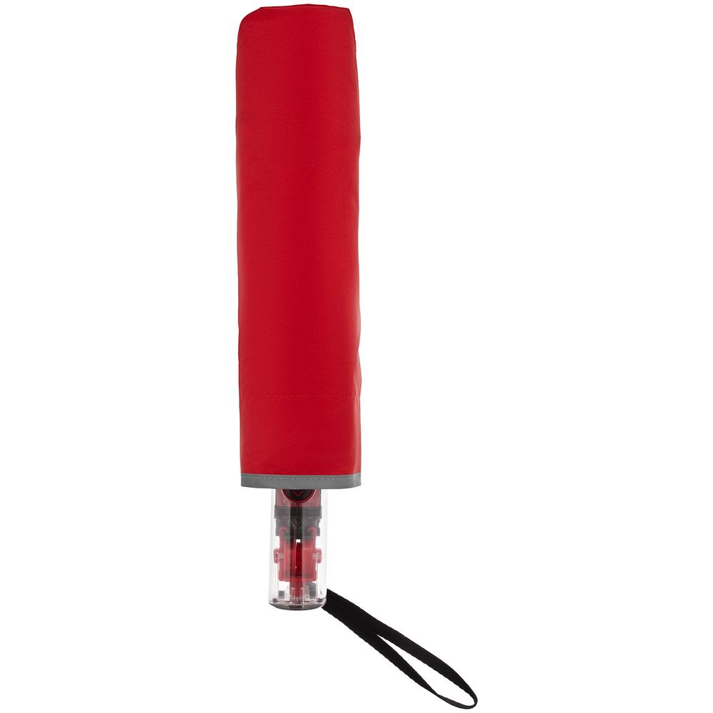 Зонт наоборот складной Futurum, красный — изображение 7