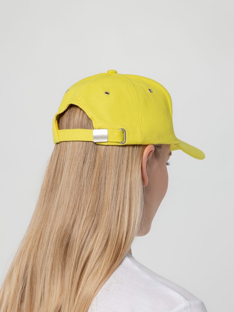 Бейсболка Standard, желтая (лимонная) — изображение 9