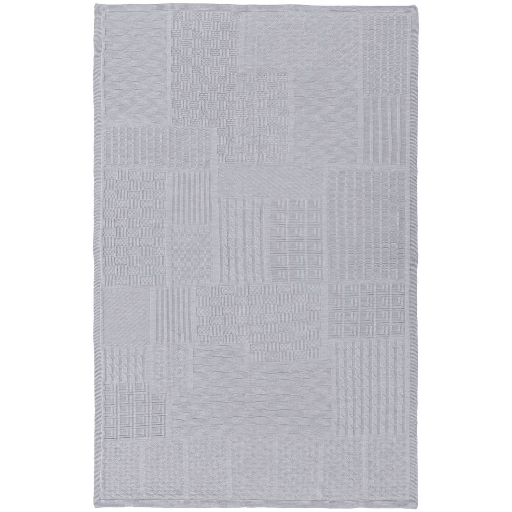 Плед Snippet, светло-серый меланж — изображение 4