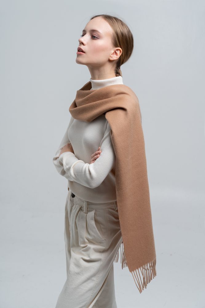 Шарф Noble, бежевый — изображение 12