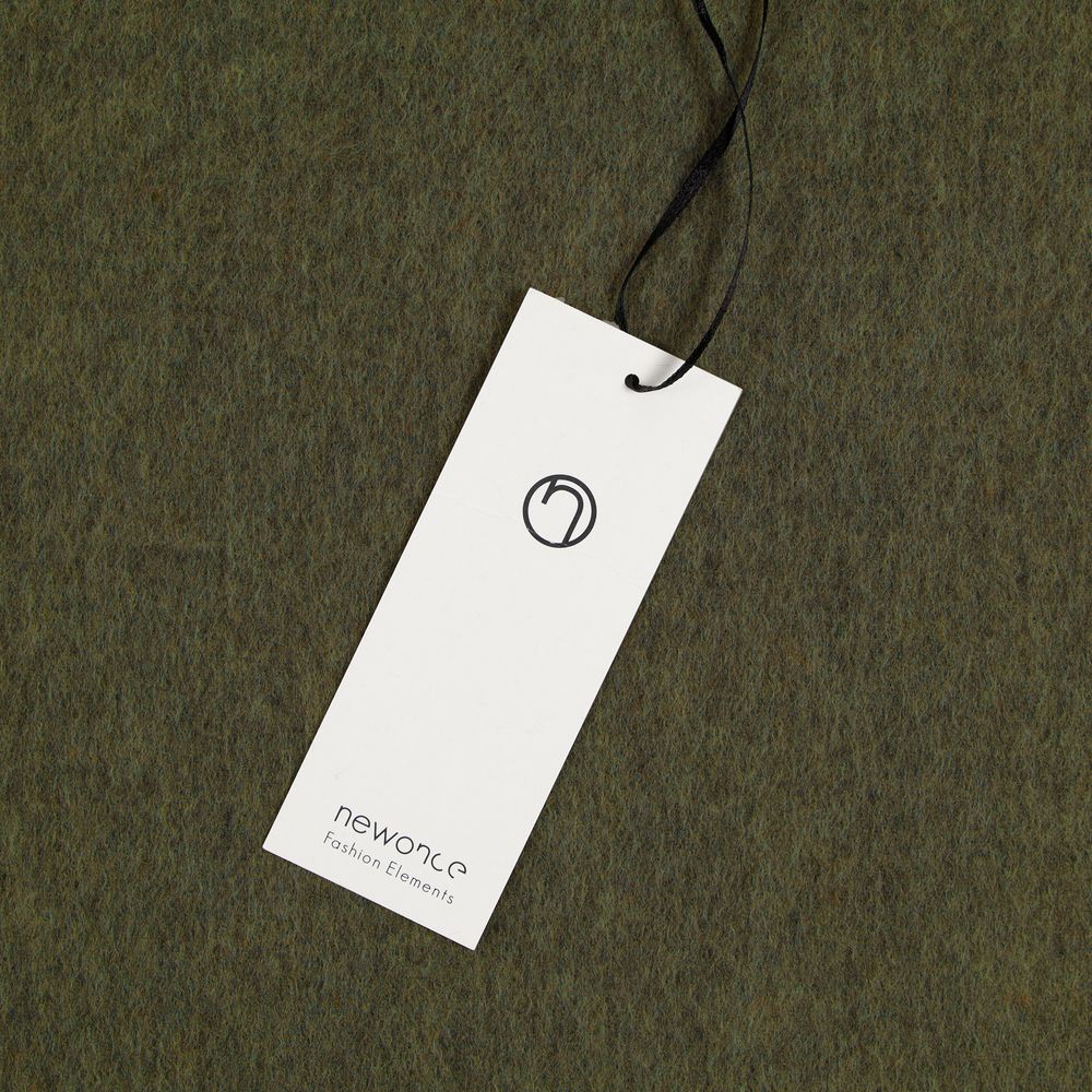 Шарф Graceful, зеленый (оливковый) — изображение 5