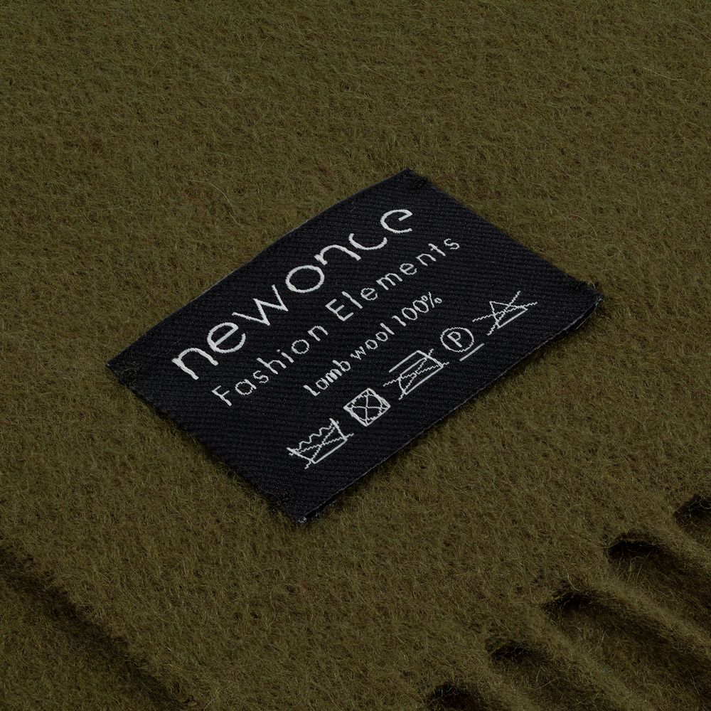 Шарф Graceful, зеленый (оливковый) — изображение 6