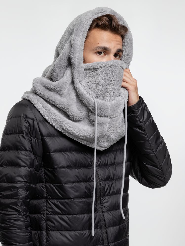 Балаклава-капюшон Flocky, серая — изображение 10