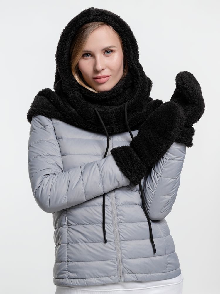 Балаклава-капюшон Flocky, черная — изображение 11