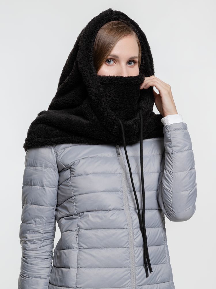 Балаклава-капюшон Flocky, черная — изображение 10