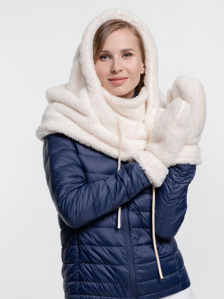 Балаклава-капюшон Flocky, молочно-белая — изображение 7