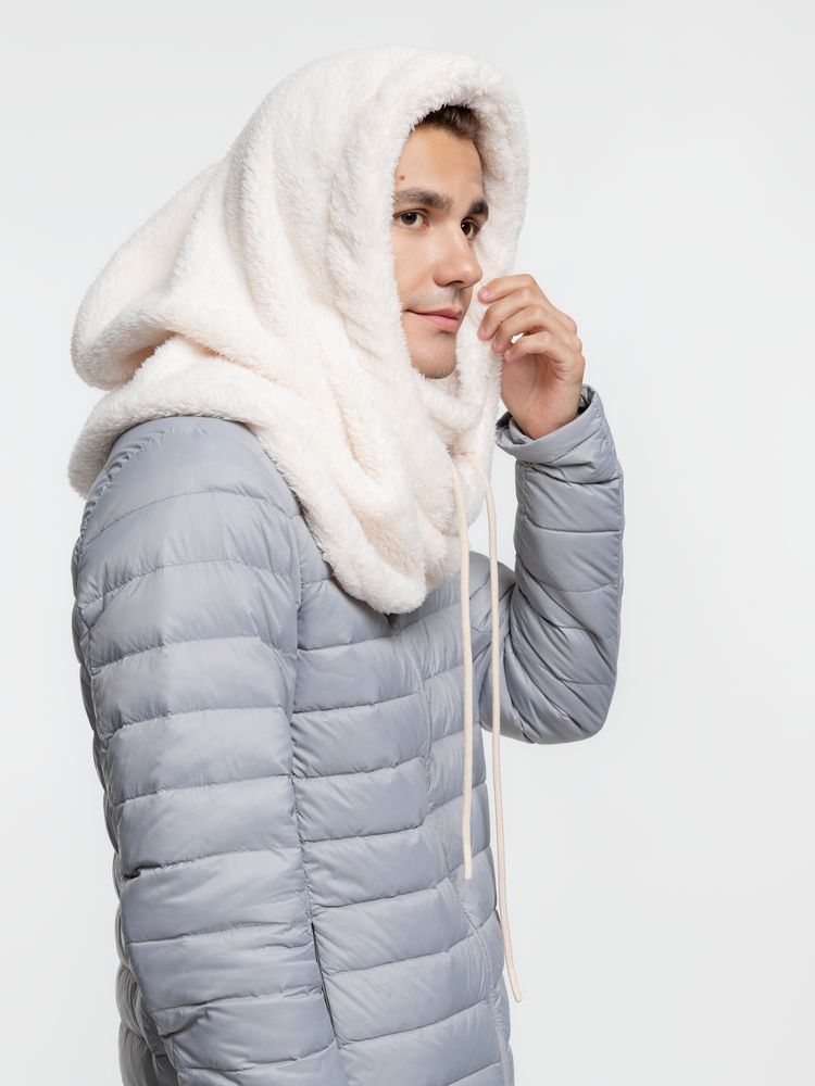 Балаклава-капюшон Flocky, молочно-белая — изображение 9