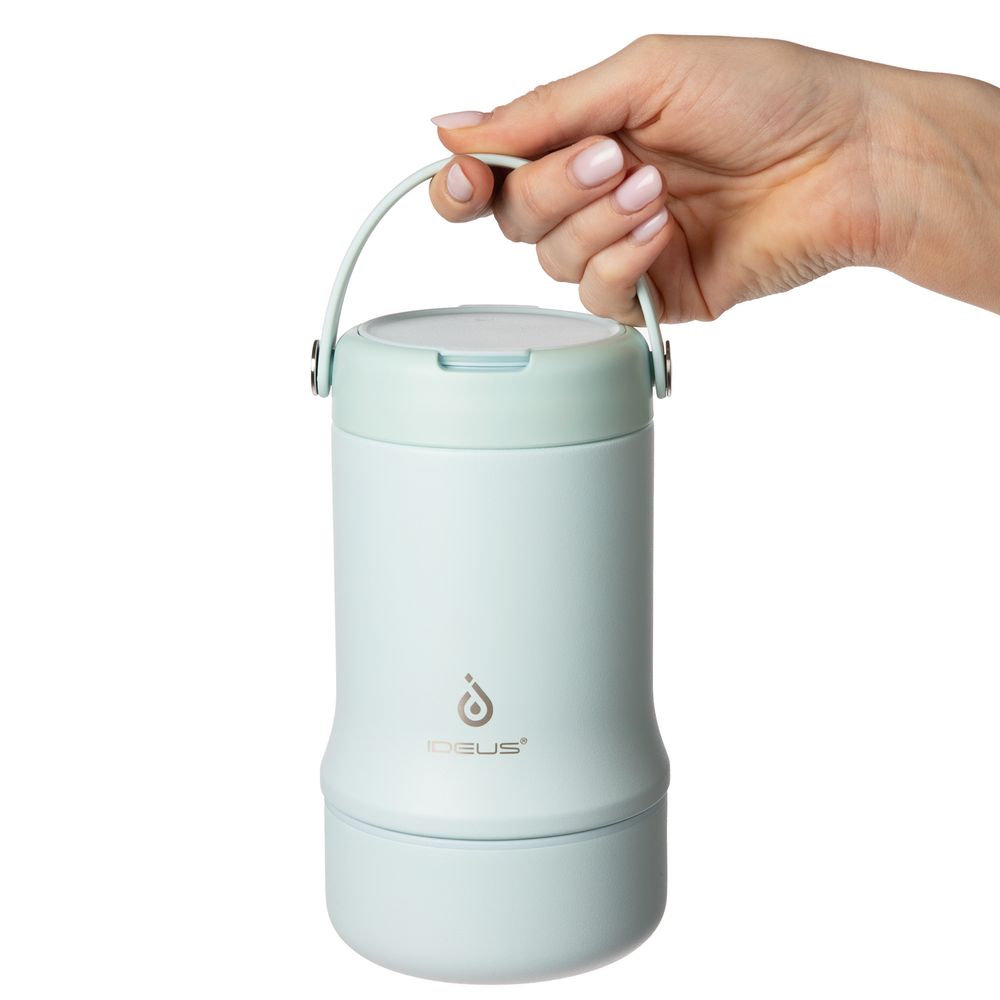 Термос для еды Tabenodo, голубой — изображение 12