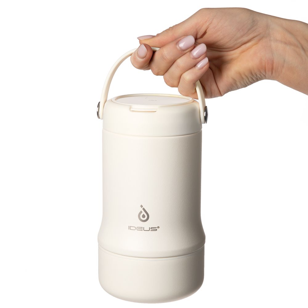 Термос для еды Tabenodo, белый (молочный) — изображение 12