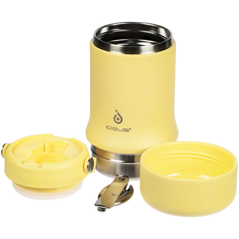Термос для еды Tabenodo, желтый — изображение 10