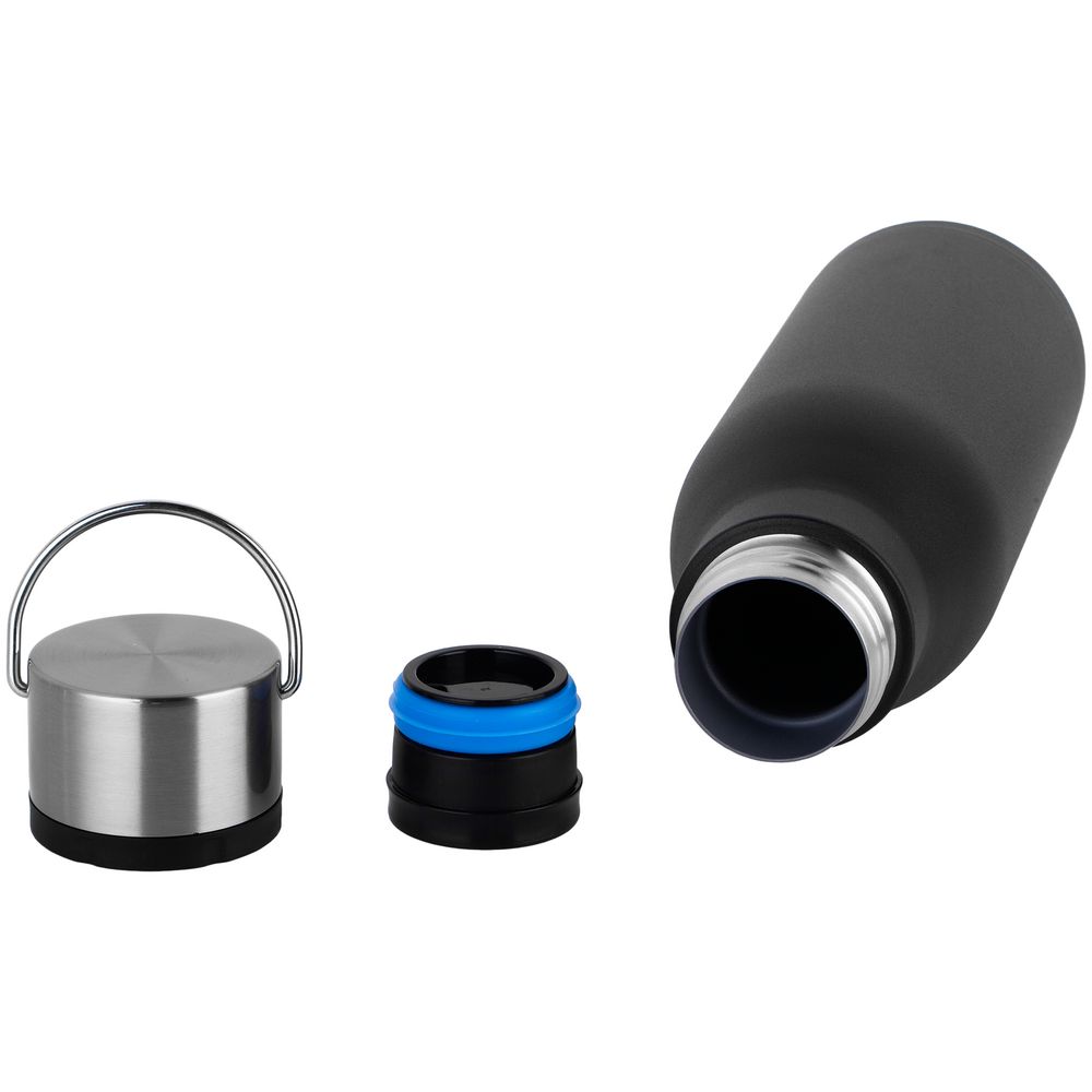 Термобутылка Tabenodo, черная — изображение 5