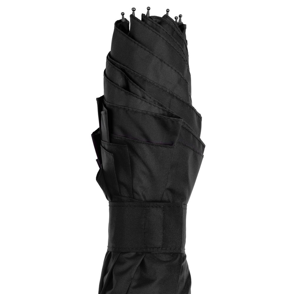 Зонт наоборот Style, трость, черный — изображение 6