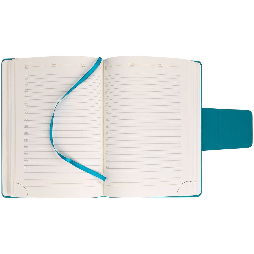 Ежедневник Capital, недатированный, бирюзовый — изображение 6