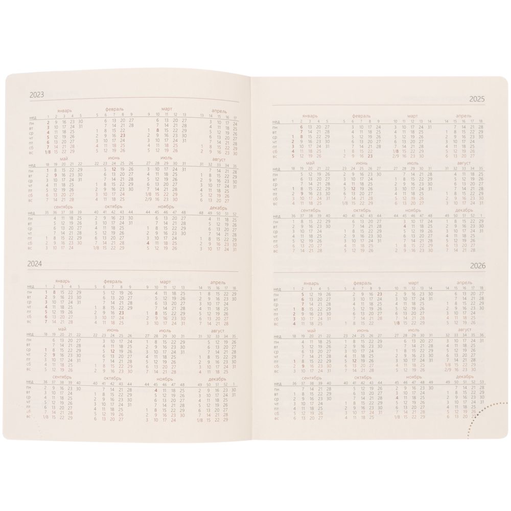 Ежедневник Capital, недатированный, бирюзовый — изображение 7