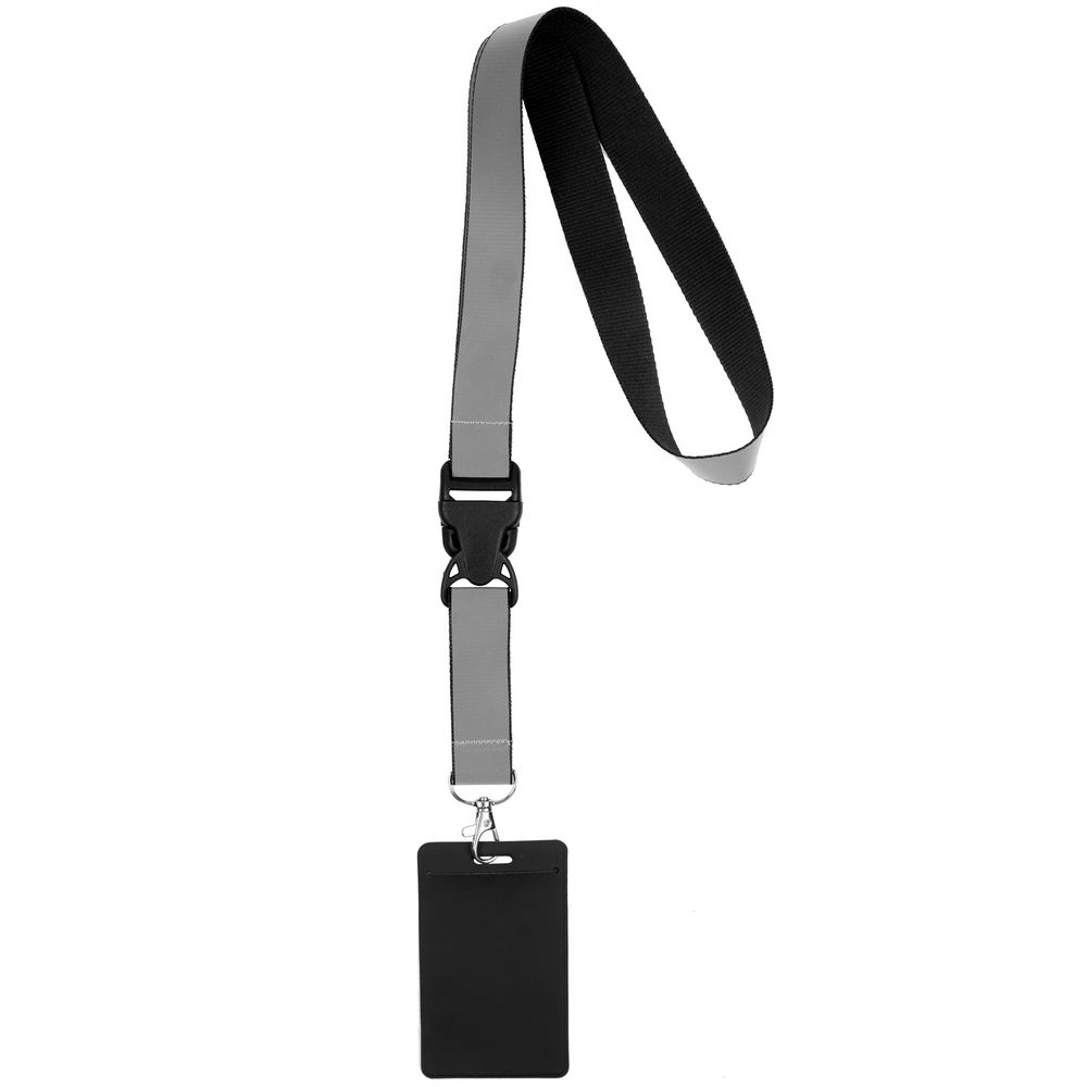 Лента светоотражающая Interlevel, черная с серым — изображение 7