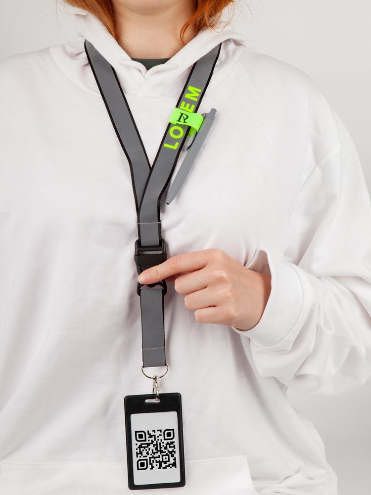 Лента светоотражающая Interlevel, синяя с серым — изображение 9