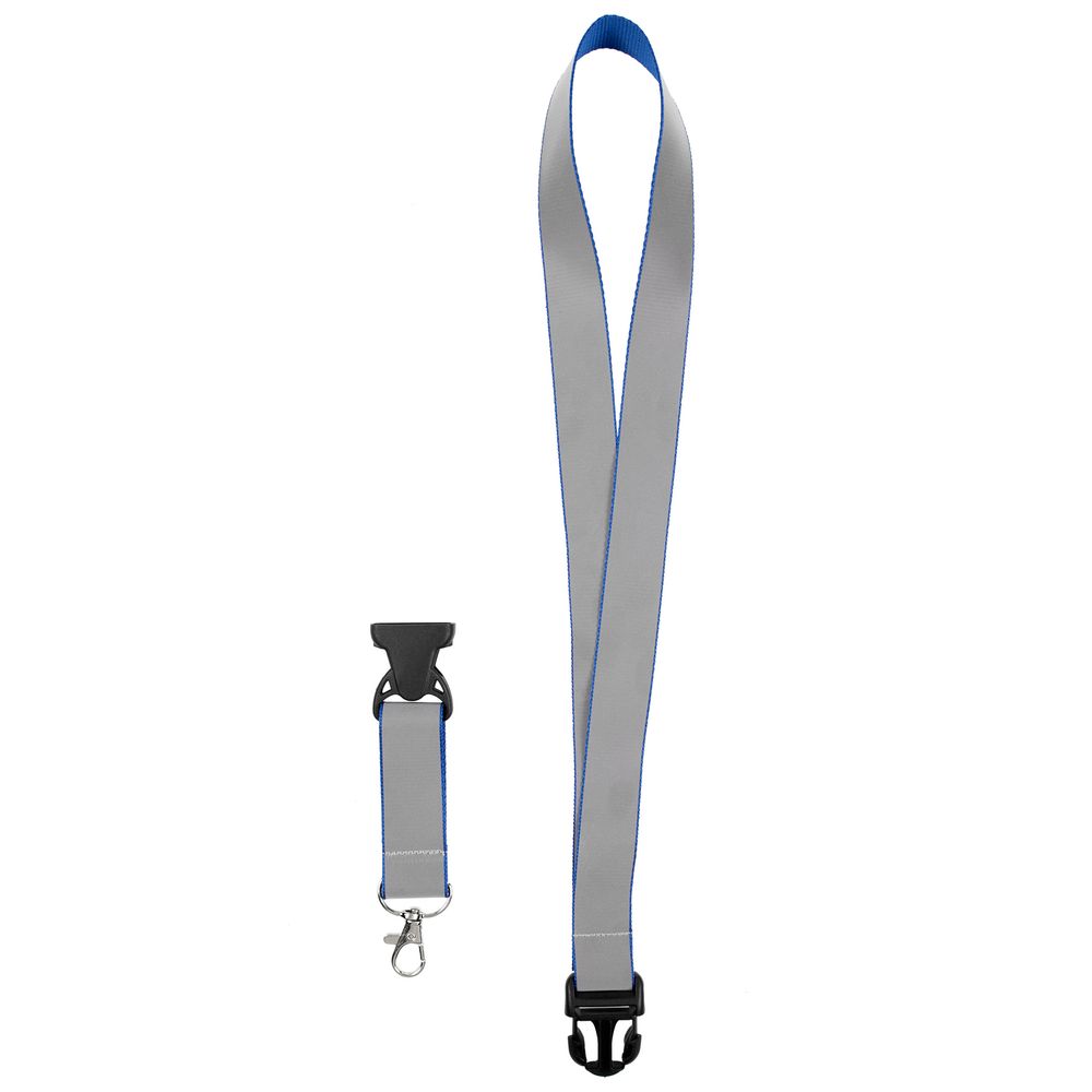 Лента светоотражающая Interlevel, синяя с серым — изображение 4