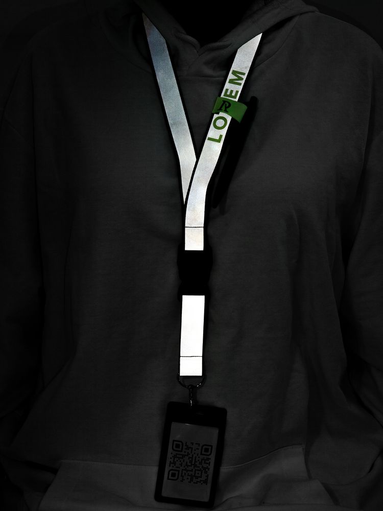 Лента светоотражающая Interlevel, зеленая с серым — изображение 10