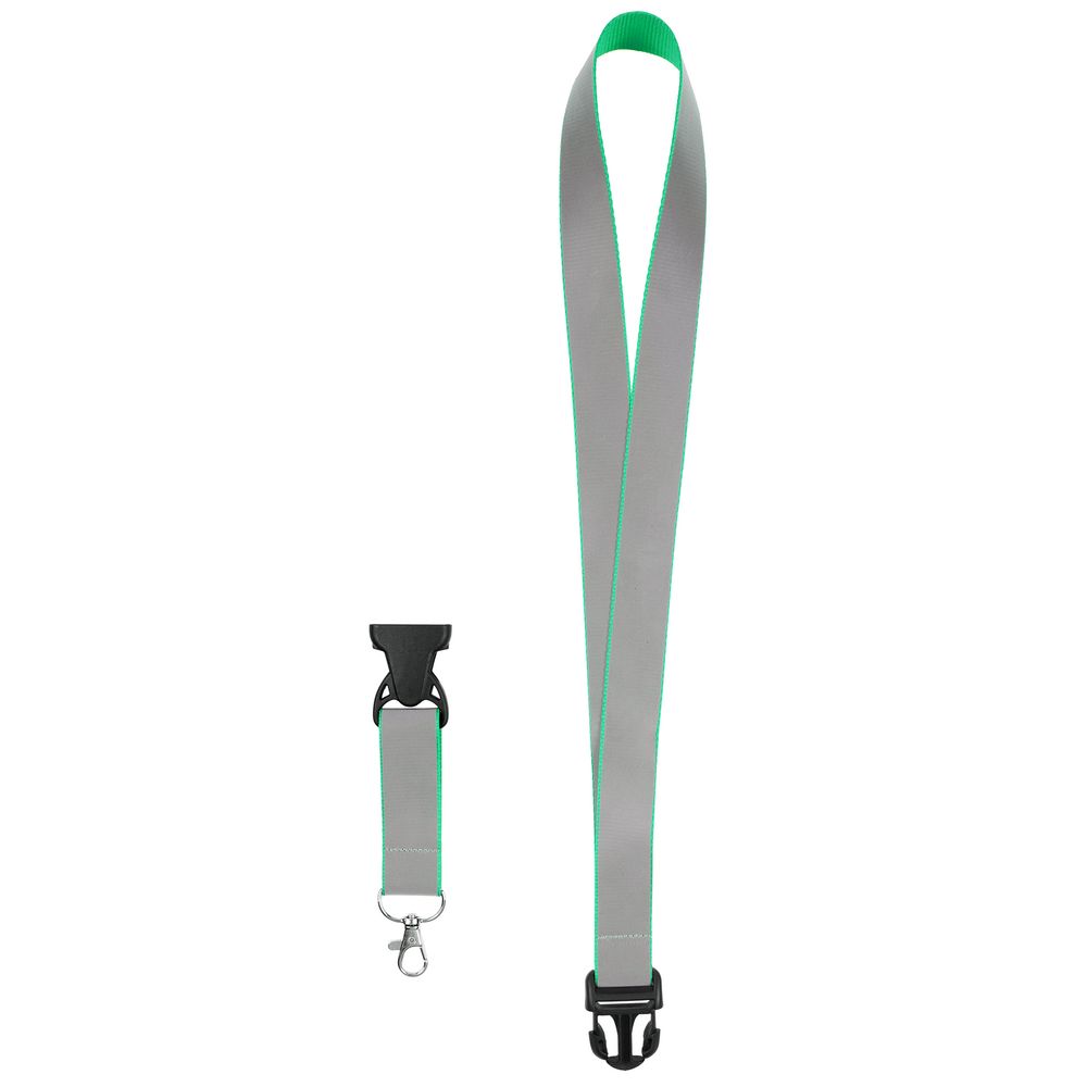 Лента светоотражающая Interlevel, зеленая с серым — изображение 4