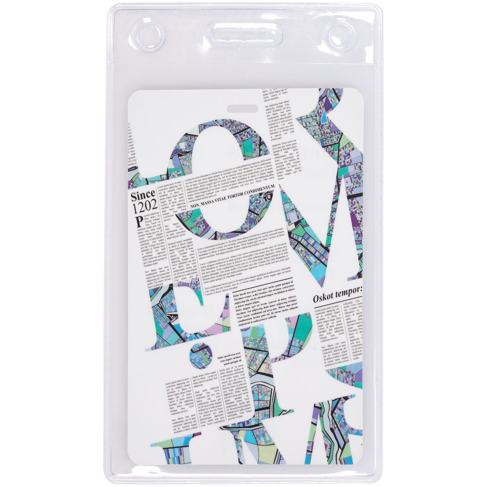 Карман для бейджа Lucent, вертикальный — изображение 3