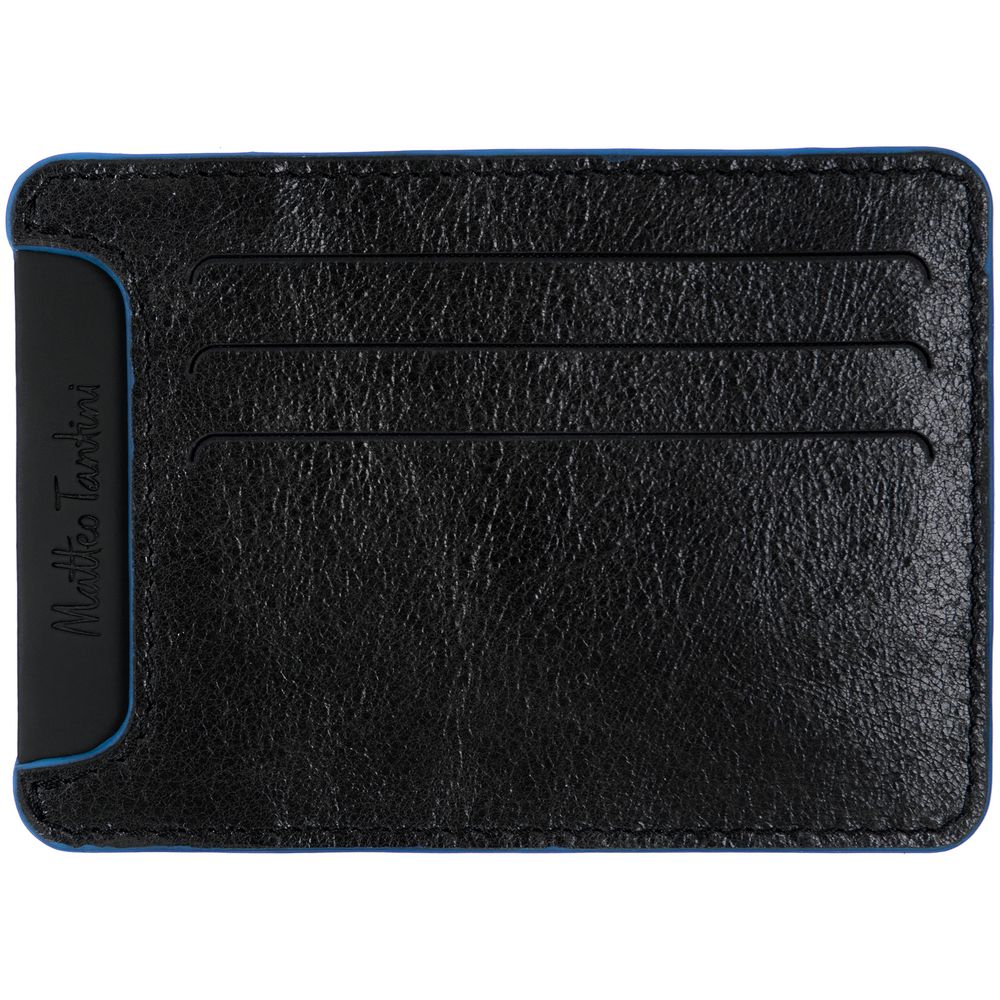 Чехол для карточек Arrival, черный с синим — изображение 4