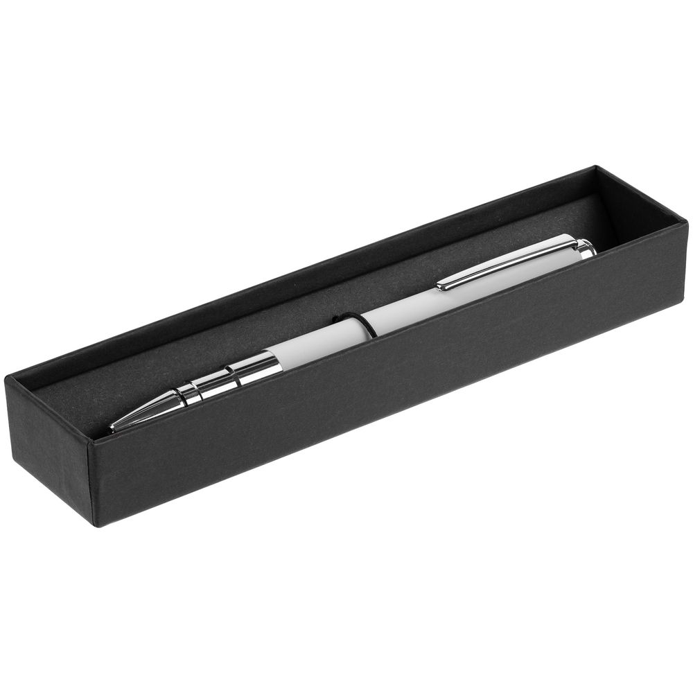 Ручка шариковая Kugel Chrome, белая — изображение 6