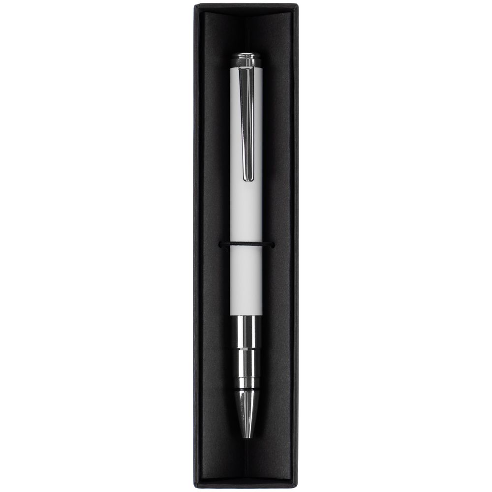 Ручка шариковая Kugel Chrome, белая — изображение 7