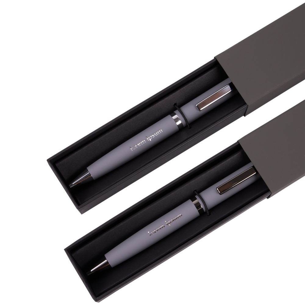 Ручка шариковая Inkish Gunmetal, серая — изображение 9