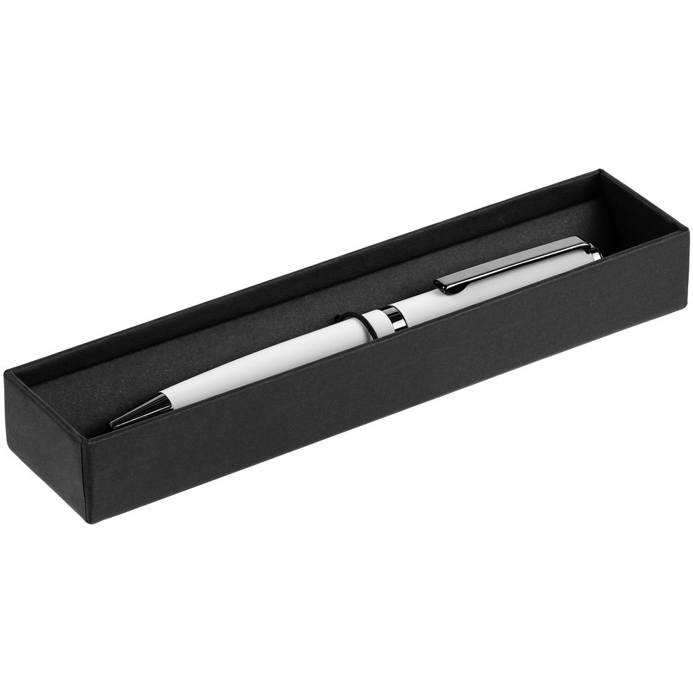 Ручка шариковая Inkish Gunmetal, белая — изображение 6