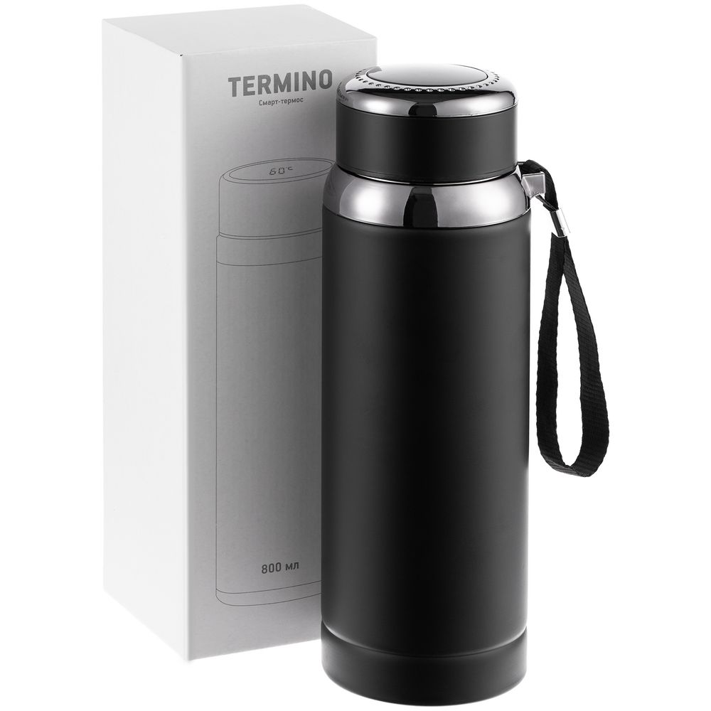 Смарт-термос с ситечком Termino, черный — изображение 10