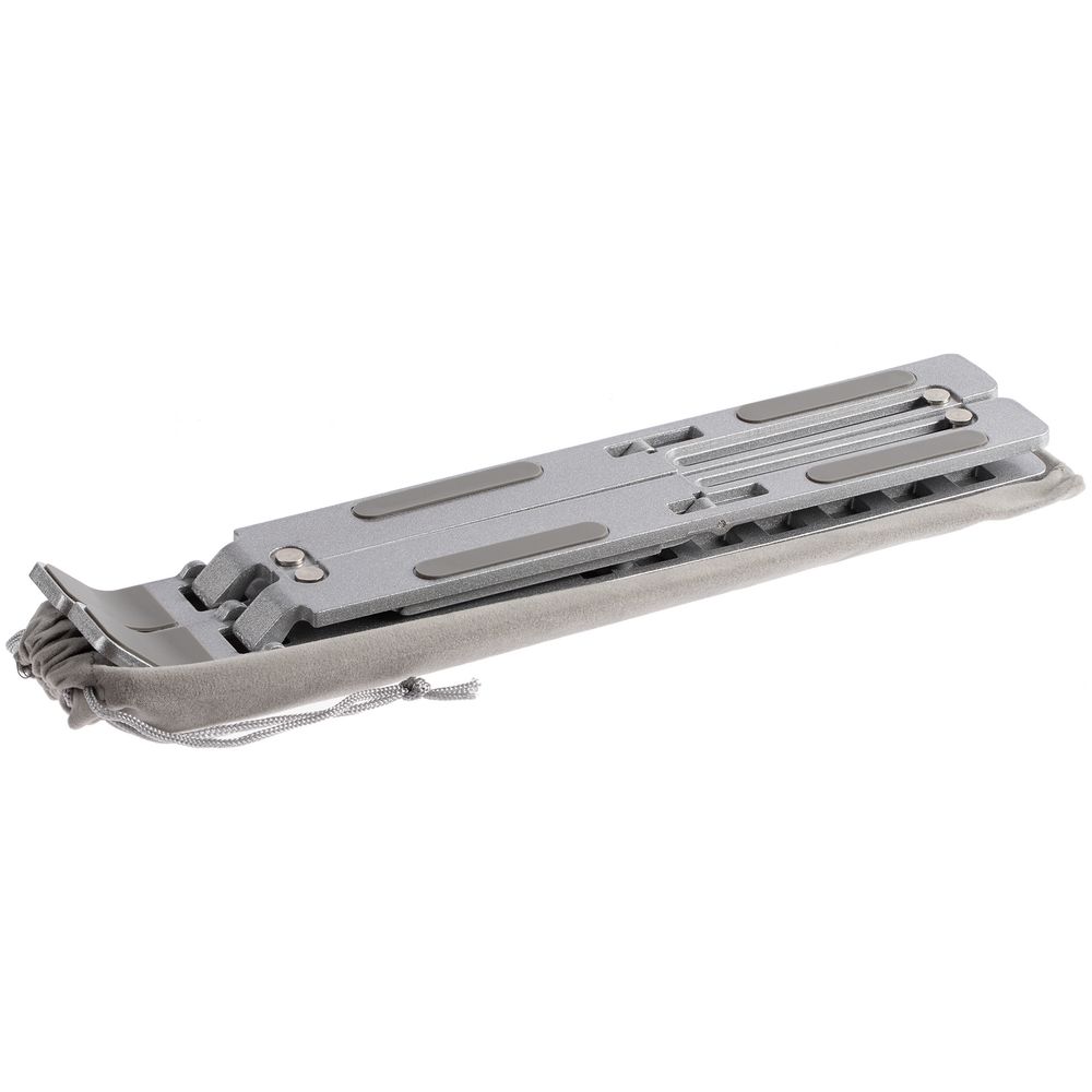 Подставка для ноутбука и планшета Scaffold Light, серебристая — изображение 9